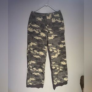 Emory Park Camouflage Wide Leg Pants